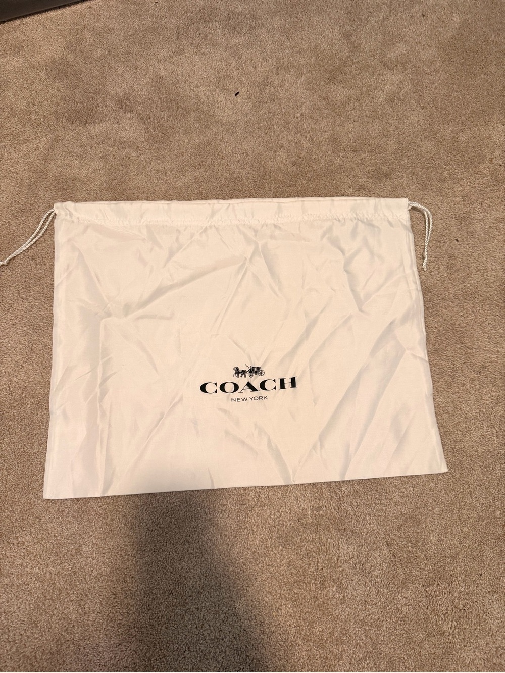 Coach dust bag